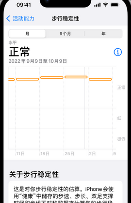 乃东iPhone手机维修如何在iPhone开启'步行稳定性通知'