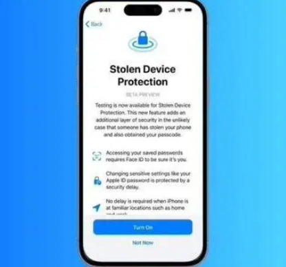 乃东苹果授权维修店分享被盗设备保护功能开启方法 