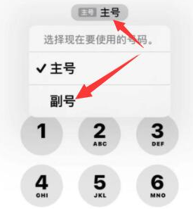 乃东苹果14维修店分享iPhone 14 Pro Max使用副卡打电话的方法 